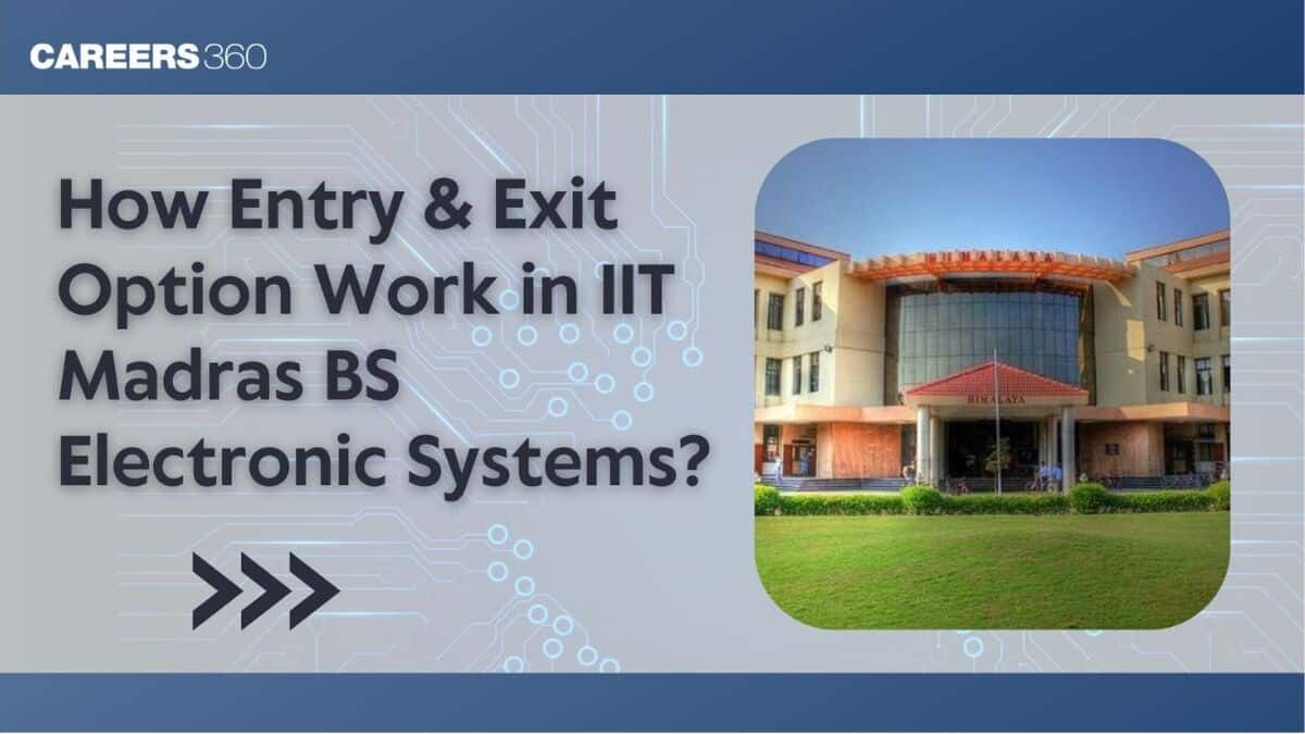 How Entry & Exit Option Work in IIT Madras BS Electronic Systems?