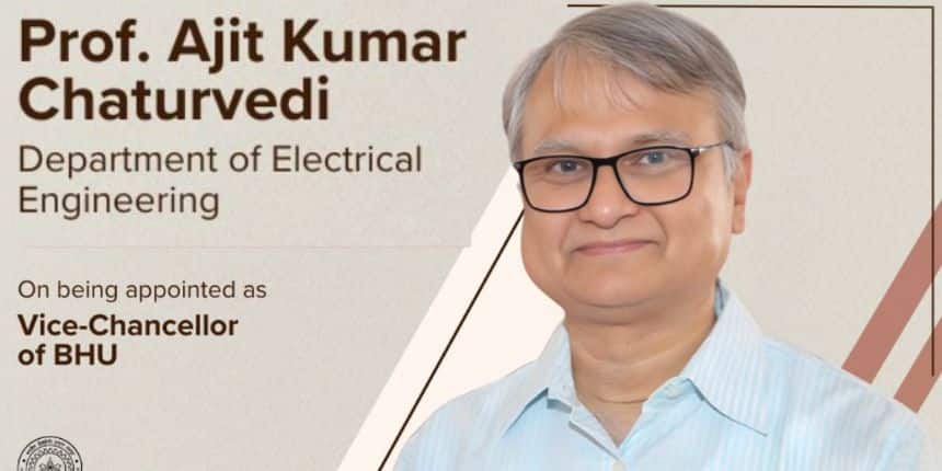 प्रोफेसर अजीत कुमार चतुर्वेदी बीएचयू के 29वें कुलपति नियुक्त किए गए हैं। (इमेज-आधिकारिक एक्स/IIT-K)