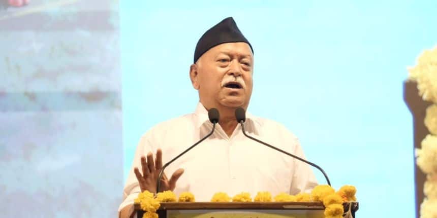 आरएसएस प्रमुख मोहन भागवत ने कहा कि, संस्कृत भारत की सभी भाषाओं की जननी है। (इमेज-आधिकारिक एक्स/आरएसएस)