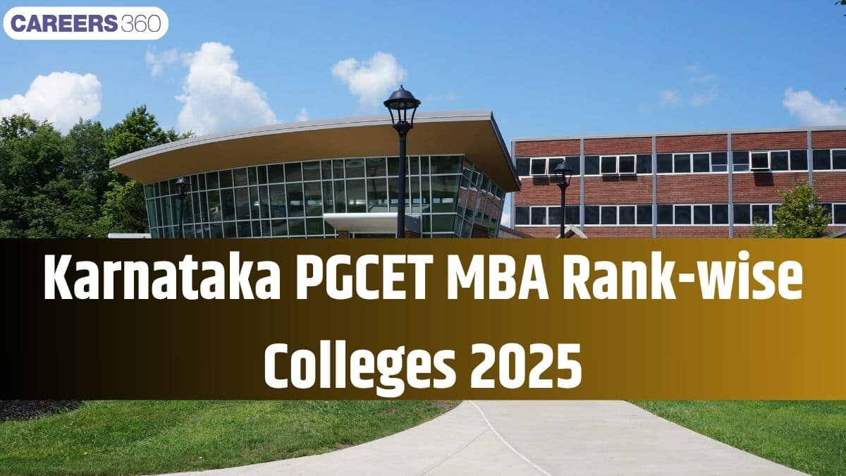 Karnataka PGCET MBA 2025 Rank-wise College List with Expected Cutoffs