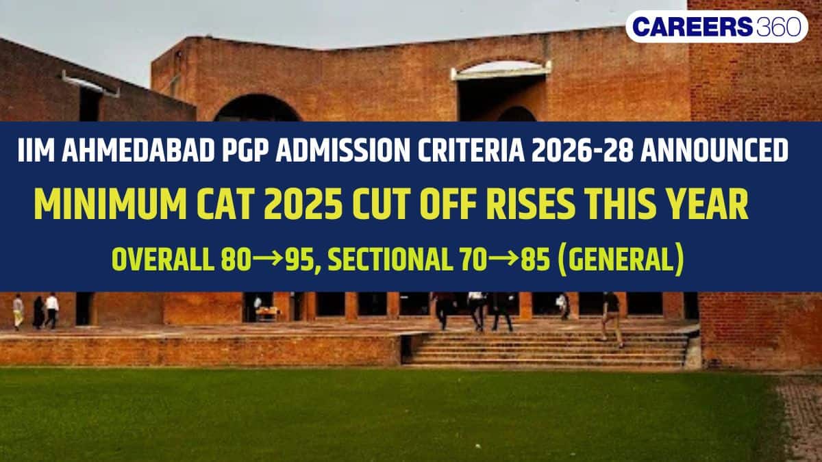 IIM Ahmedabad Selection Criteria 2026 (PGP) OUT: CAT 2025 Cut-off Increased 95/85 (Gen), 90/80 (OBC)