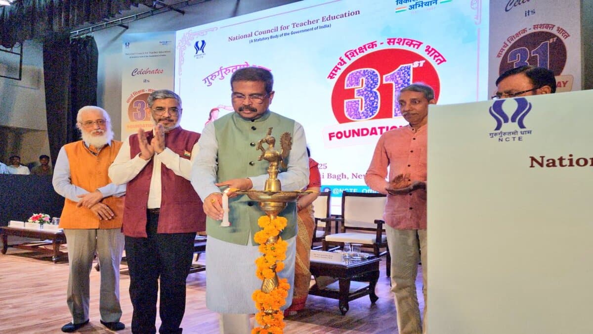NCTE observes 31st foundation day in New Delhi; Dharmendra Pradhan highlights teacher role in NEP 2020