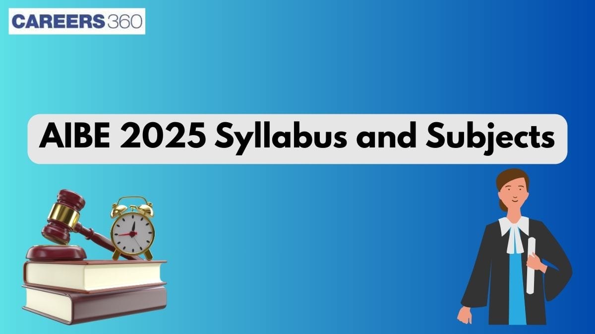 AIBE 2025 Syllabus and Subjects: Complete List of Topics with Marks Distribution