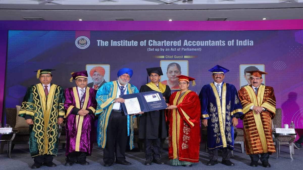 ICAI hosts convocation ceremony. (Image: ICAI official press release)