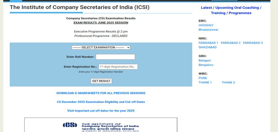 ICSI CS Professional, Executive results for June 2025 session declared at icsi.edu. (Representational image: Freepik)