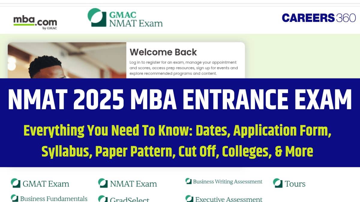 NMAT 2025 Exam: Registration Ongoing, Exam Dates, Eligibility, Syllabus, Pattern, Colleges