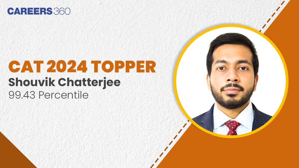 CAT 2024 Topper Interview “If you have a dream, go full throttle at it” says Shouvik Chatterjee