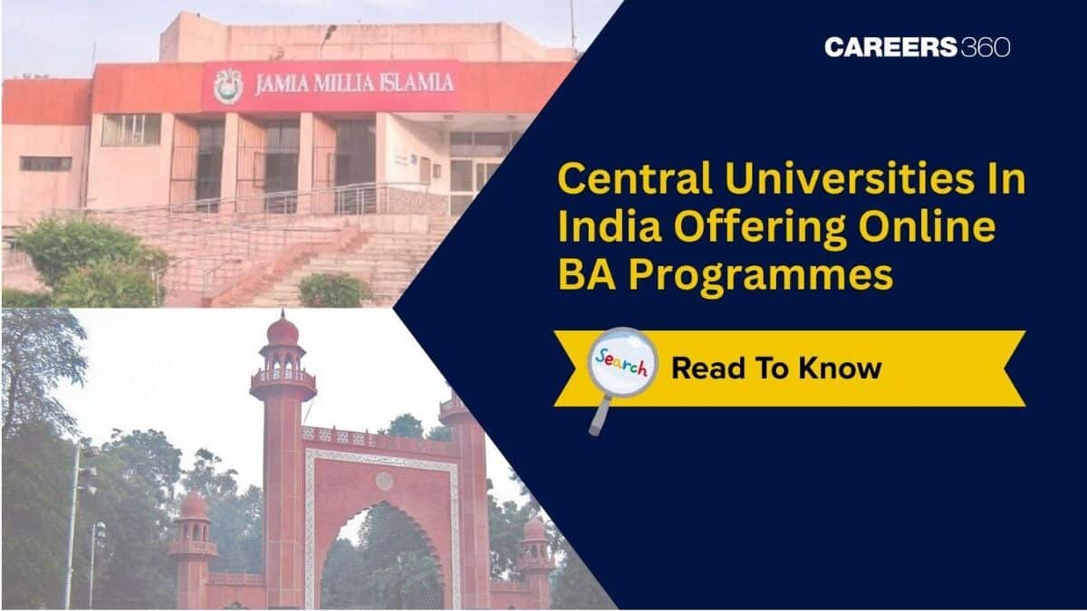Top Central Universities in India Offering Online BA Programmes