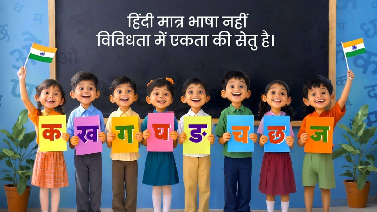 योगी आदित्यनाथ ने कहा, “हिंदी हमारी एकता का आधार और अस्मिता की प्रहरी है।" (इमेज-एक्स/@myogiadityanath)