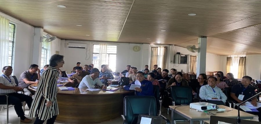 Officers attending a refresher course at State Centre for Naga Languages or SCNL (Image : SCNL)