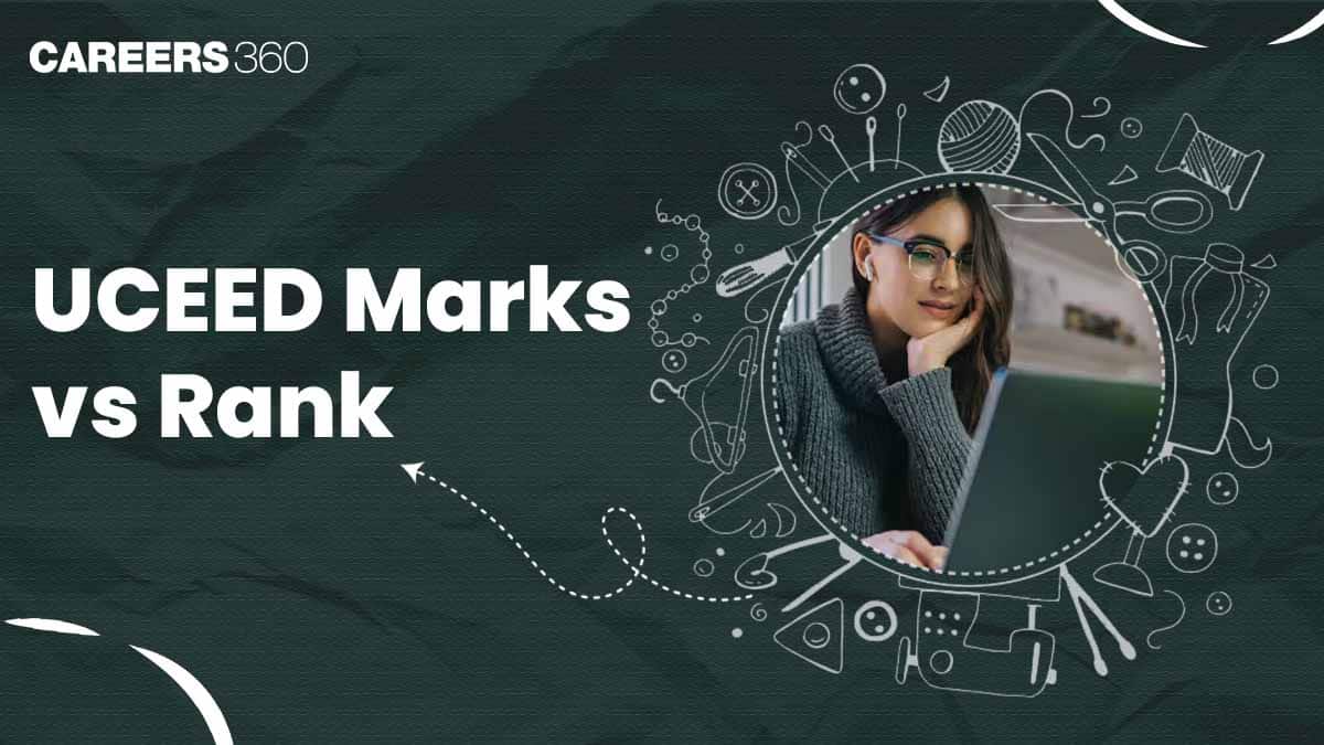 UCEED Marks Vs Rank 2025, Minimum Prescribed Marks, Rank