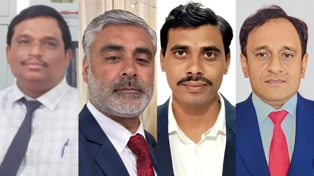 (L to R) Sampath Boopathi, Parvaiz Ahmad Ganie, Chandrahasya Nandanwar and Kutubuddin Kazi (Images: By special arrangement)