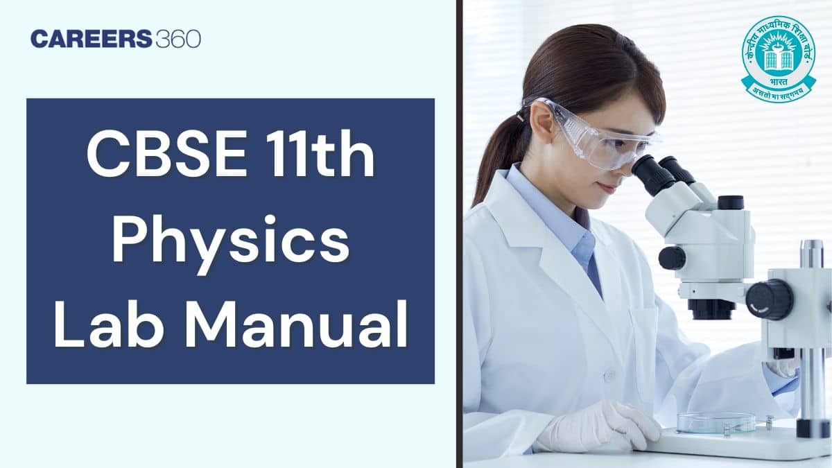 CBSE Class 11 Physics Practical Lab Manual 2026 PDF - Activity, Experiments