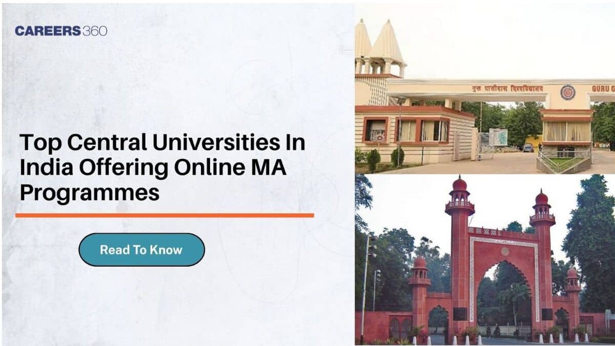 Top Central Universities in India Offering Online MA Programmes
