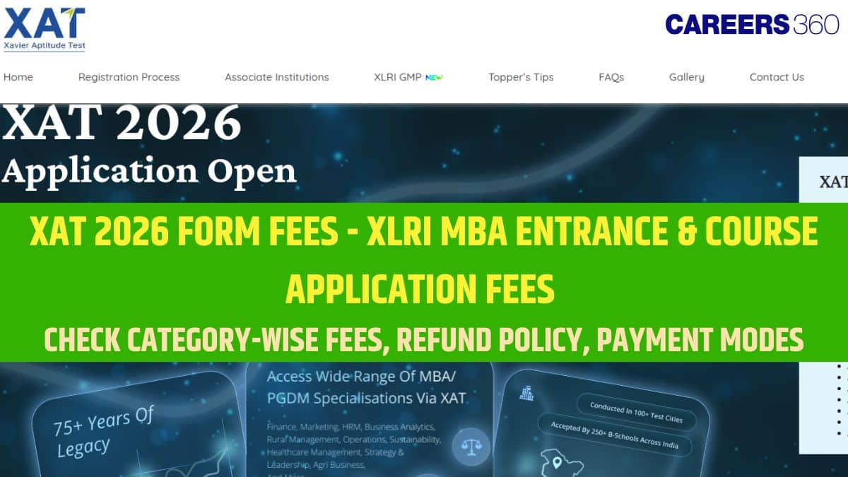 XAT 2026 Registration Fees For Gen/SC/ST/PwD, XLRI Programme Charges, & Payment Modes