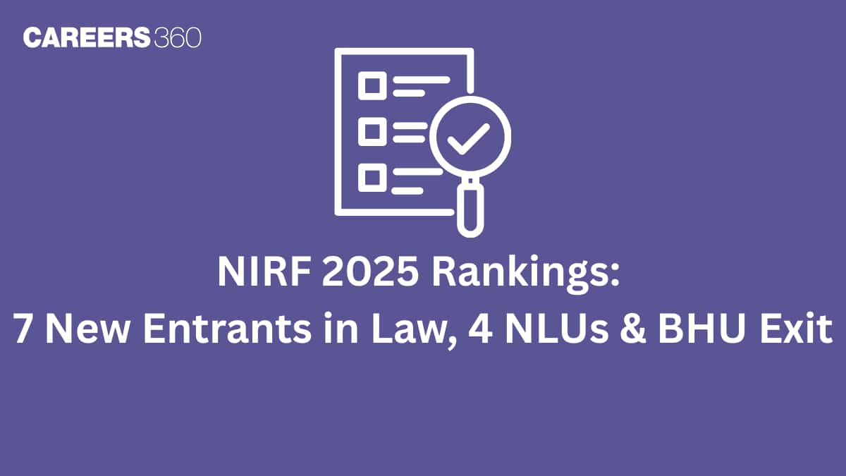 NIRF 2025 Rankings: 7 New Entrants in Law, 4 NLUs & BHU Exit, Major Rank Shuffles Unveiled