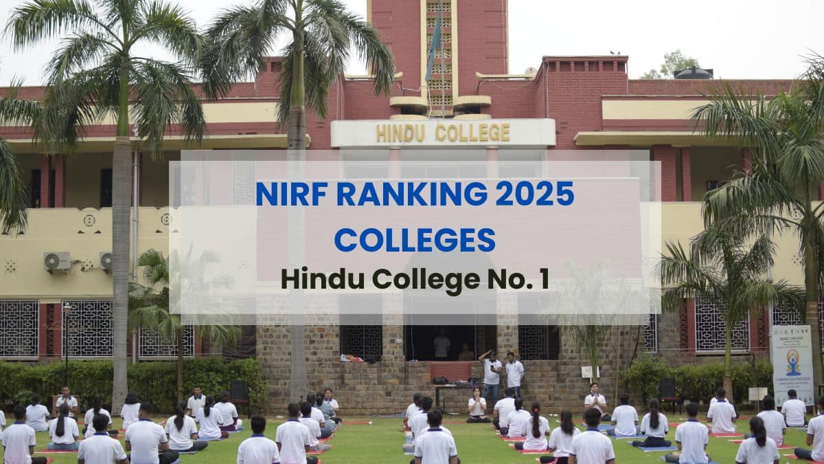 The ministry of education has declared the 10th edition of the NIRF India rankings 2025 for college, among other categories. (image source: Careers360)
