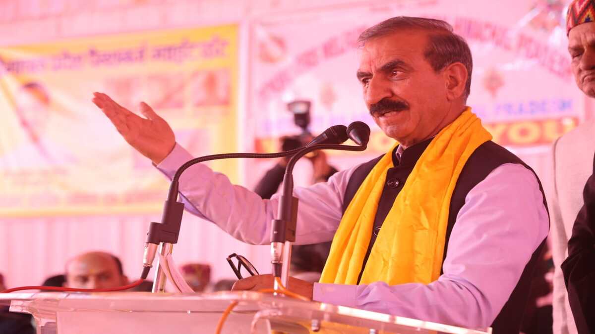 "This initiative is complemented by the approval of Rs 75 crore for AI-equipped smart labs at IGMC and Tanda," CM said. (Image source: HP CM official x account)