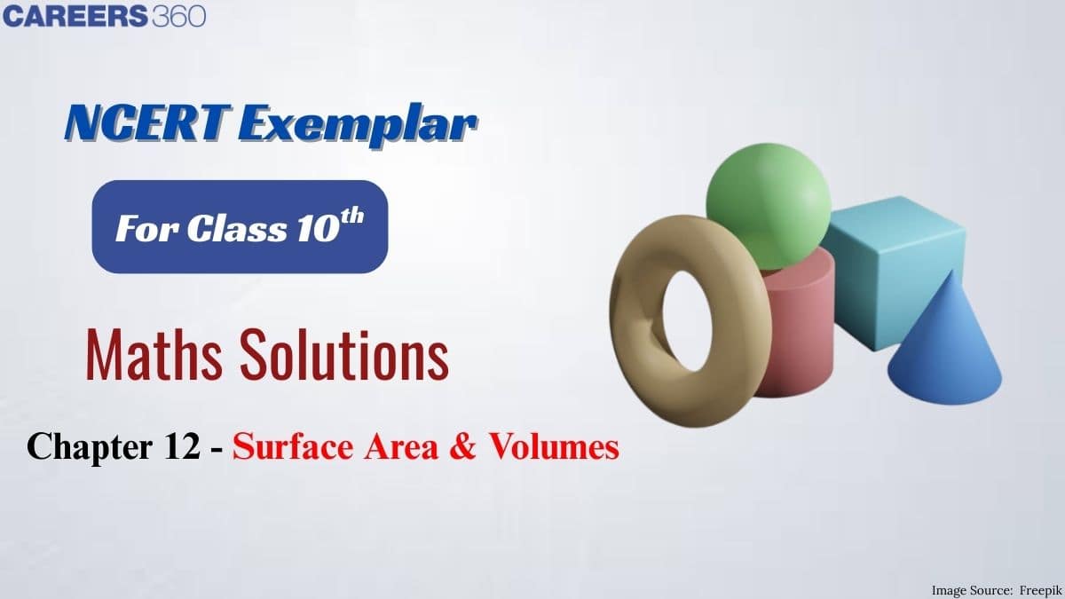 NCERT Exemplar Class 10 Maths Solutions Chapter 12 Surface Areas and ...