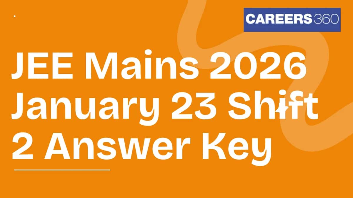 JEE Main 2026 January 23 Shift 2 Answer Key – Download PDF