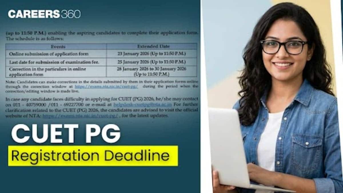 CUET PG 2026 Registration Deadline (Today): Ensure You Apply on Time