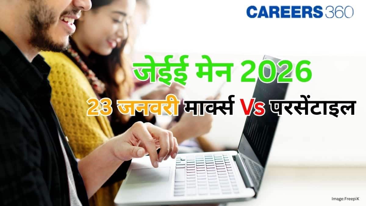 जेईई मेन 2026 (23 जनवरी) मार्क्स बनाम पर्सेंटाइल (JEE Main 2026 Jan 23 Marks vs Percentile): शिफ्टवार विश्लेषण