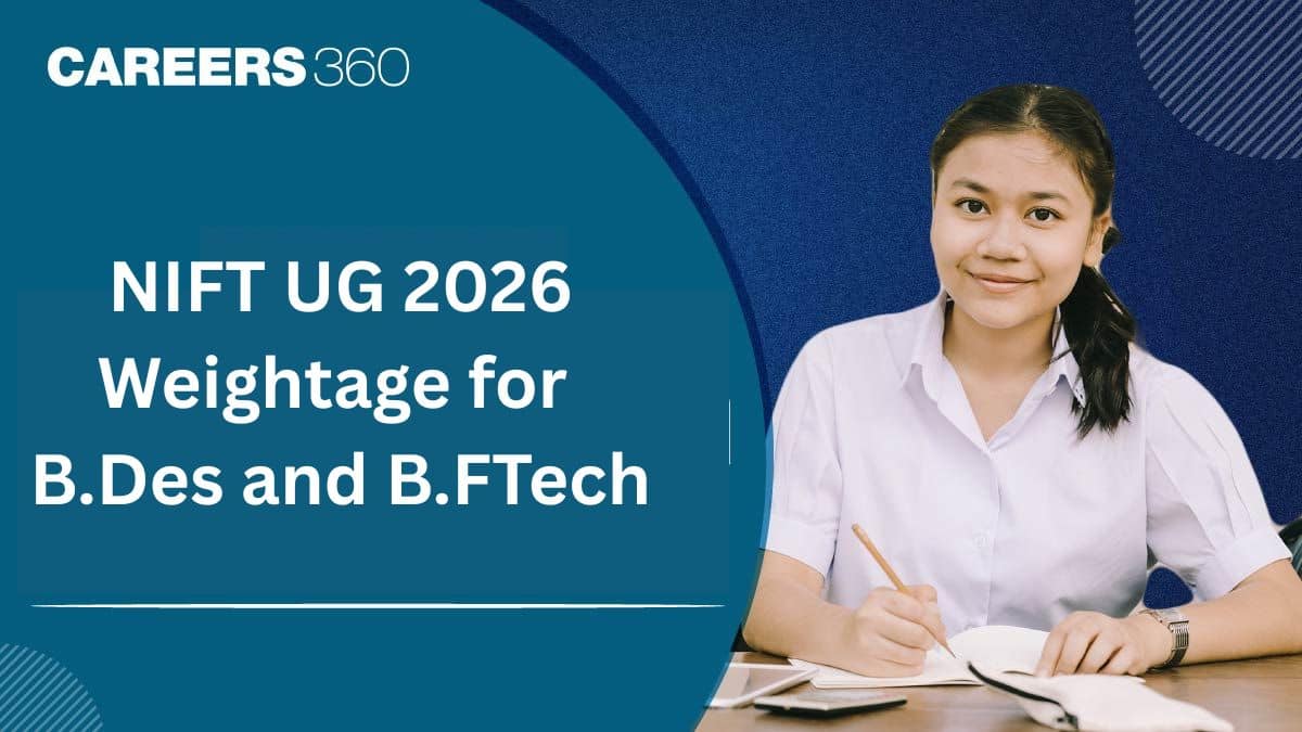 NIFT UG 2026 Exam Weightage for B.Des and B.FTech - Check Here