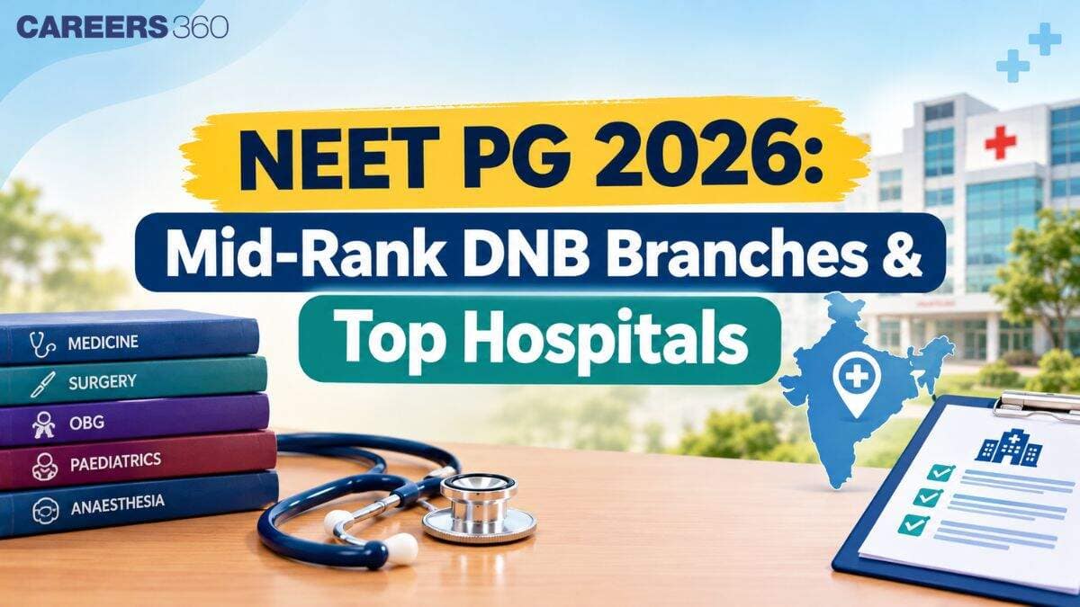 NEET PG 2026: Mid-Rank DNB Branches and Top Hospitals
