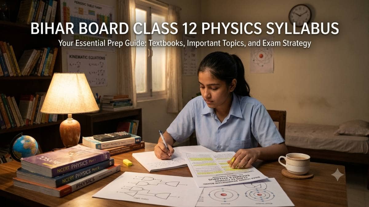 Bihar Board Class 12 Physics Syllabus 2025-26 Out – Marking Scheme, Chapter-wise PDF