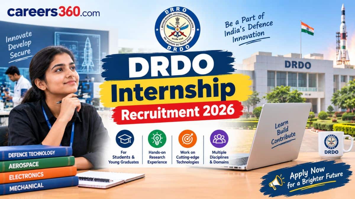 DRDO Internship Recruitment 2026 for Engineering Students: Eligibility, Stipend & Apply