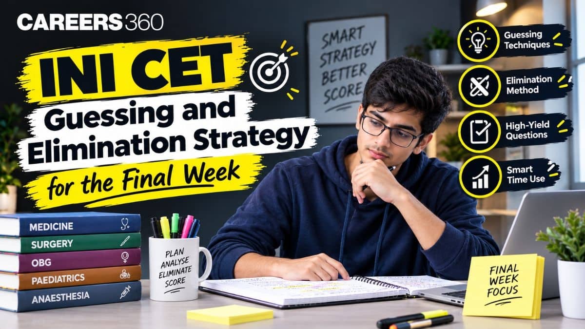 INI CET Guessing and Elimination Strategy for the Final Week
