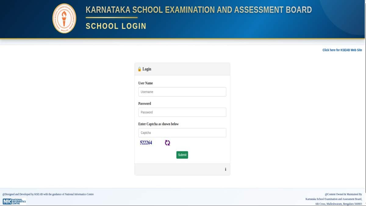 Karnataka SSLC exam 1 2027 registration begins. (Image: Official website)