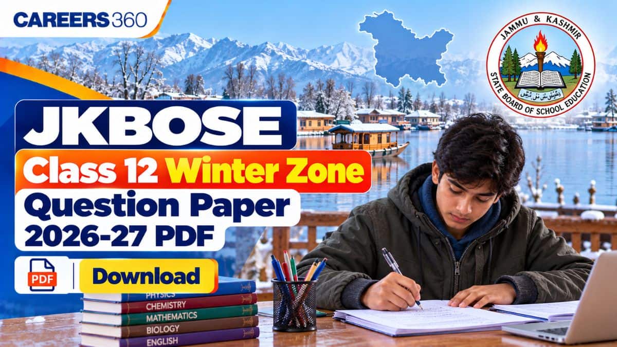 JKBOSE Class 12 Winter Zone Question Paper 2026-27 PDF – Answer Key & Solution