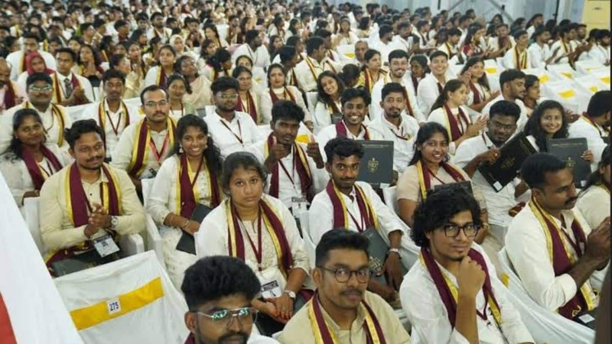 Central University of Tamil Nadu delegation arrive at DU. (Image: Central University, TN Official)