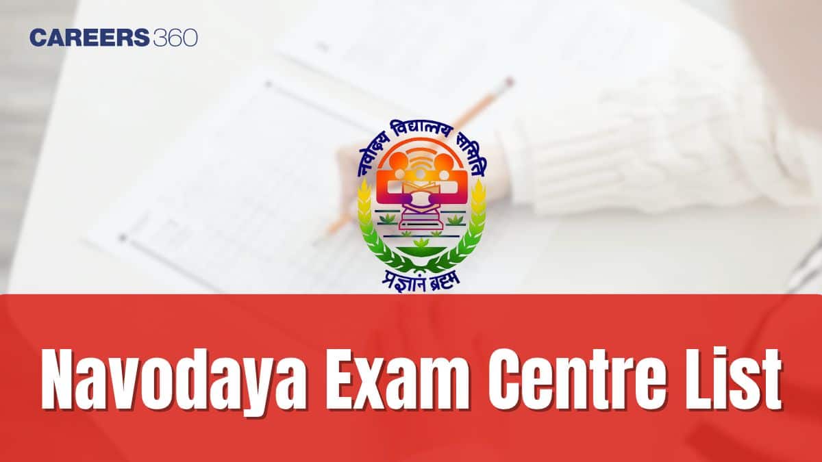 Navodaya Exam Centre List 2027 - JNVST Classes 6 Centre Details