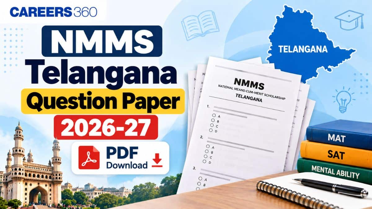 NMMS Telangana Question Paper 2026-27 - Download Solution PDF
