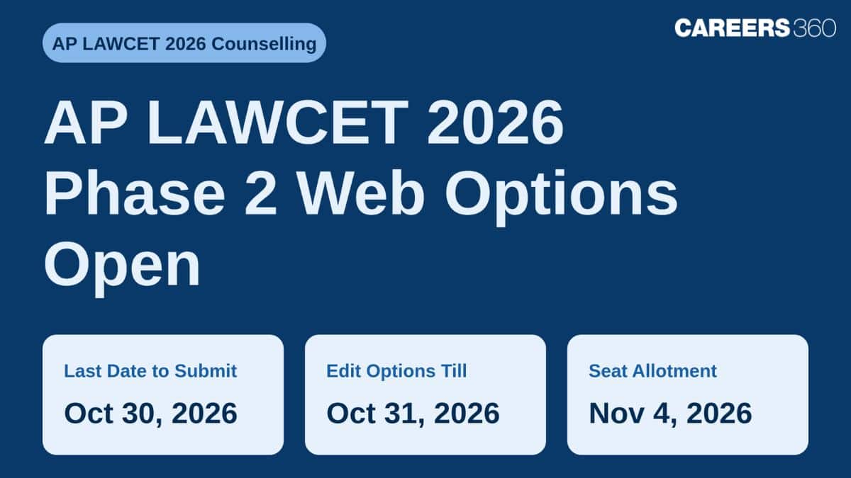 AP LAWCET 2026 Phase 2 Web Option (Open): Preference List, Seat Allotment Date