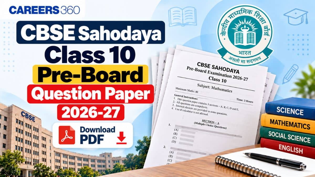 CBSE Sahodaya Class 10 Pre-Board Question Paper 2026-27: Subject-wise PDFs