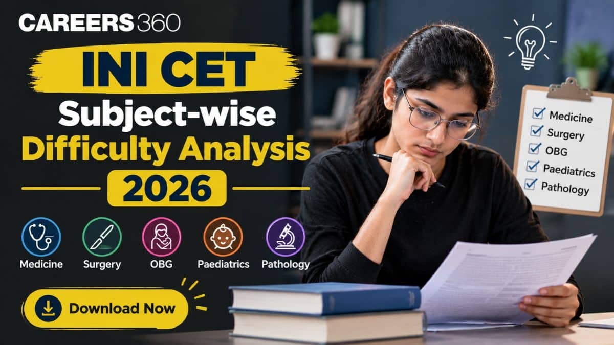 INI CET Subject-wise Difficulty Analysis 2026: Which Subjects Were Easy or Tough?