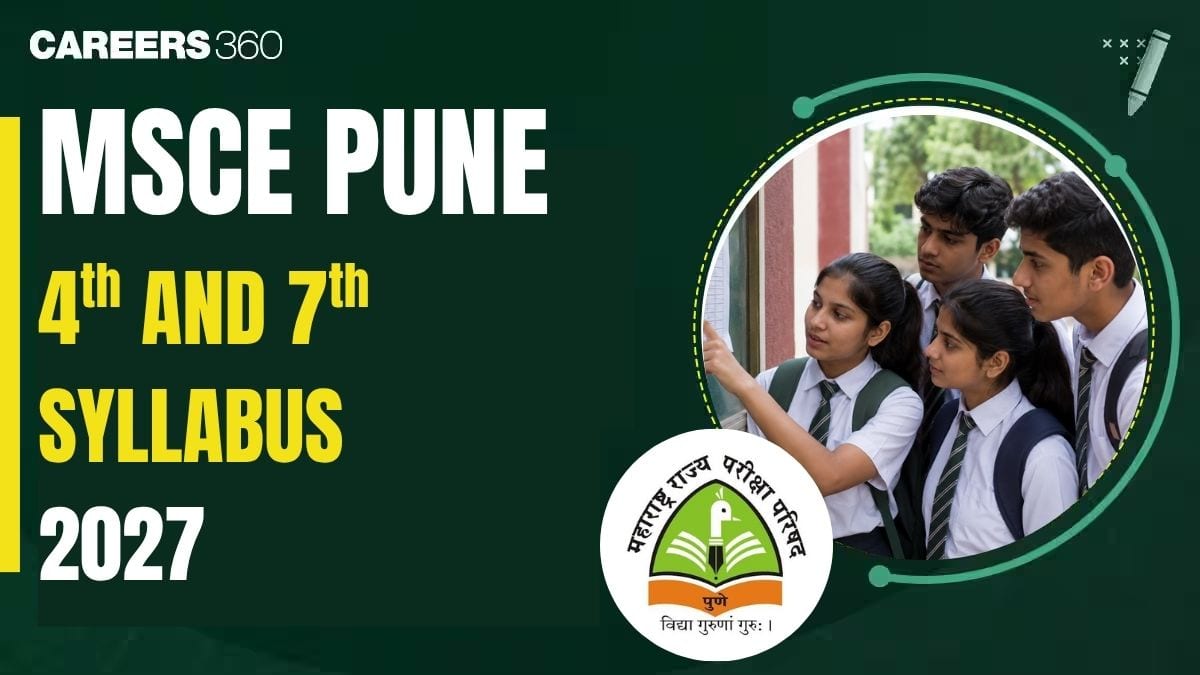 MSCE Pune 4th, 7th Scholarship Syllabus 2027 -  Paper 1 & Paper 2