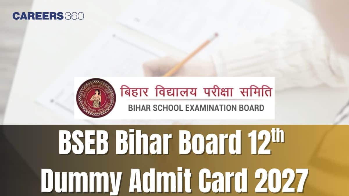 Bihar Board 12th Dummy Admit Card 2027 Out - Download Using Registration Number & DOB