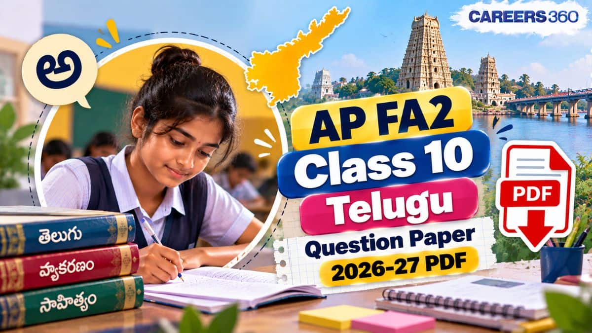 Andhra Pradesh AP FA2 Class 10 Telugu Question Paper 2026-27 - Download PDF with Solutions