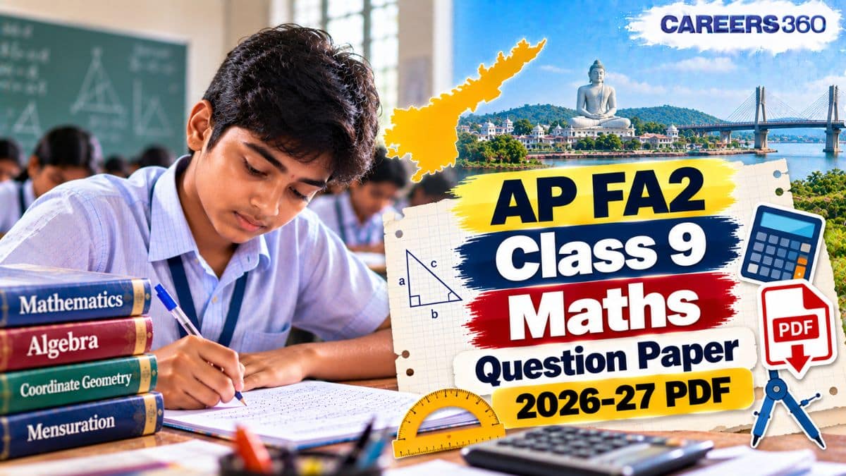 Andhra Pradesh FA2 Class 9 Maths Question Paper PDF 2026-27