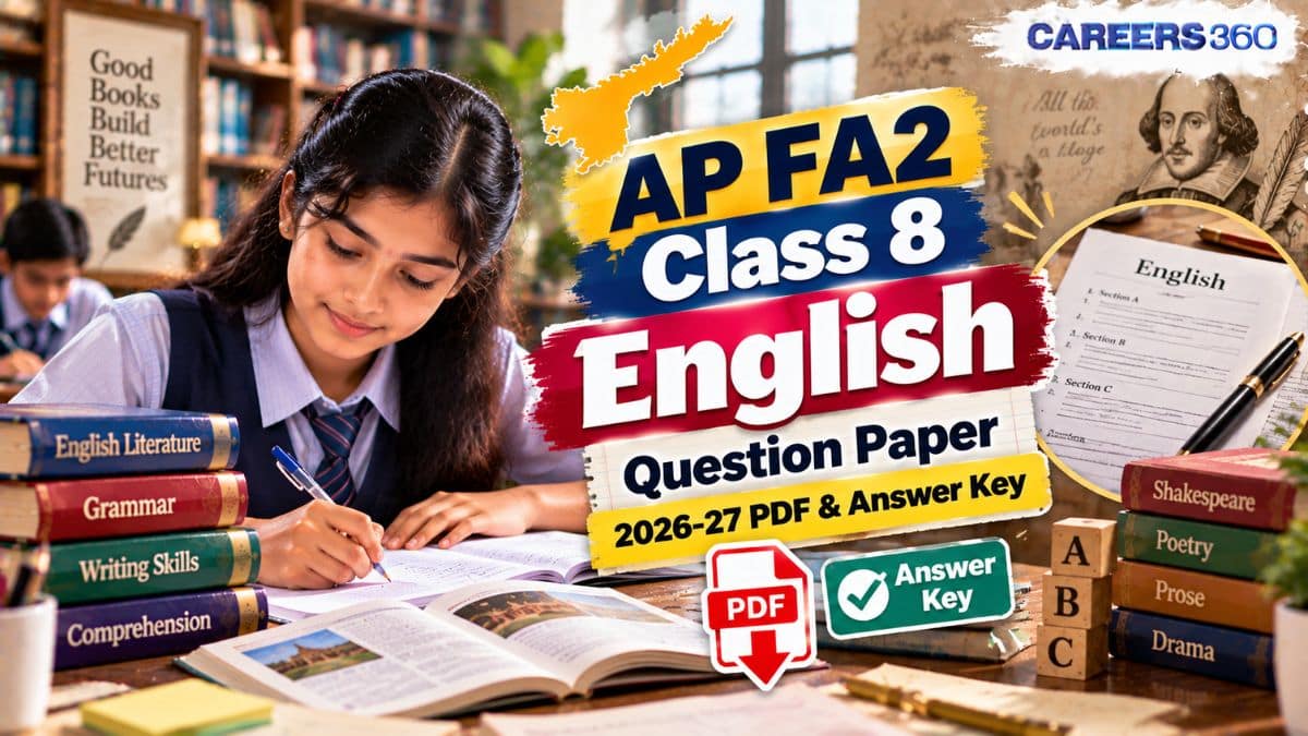 AP FA2 Class 8 English Question Paper 2026-27 PDF & Answer Key