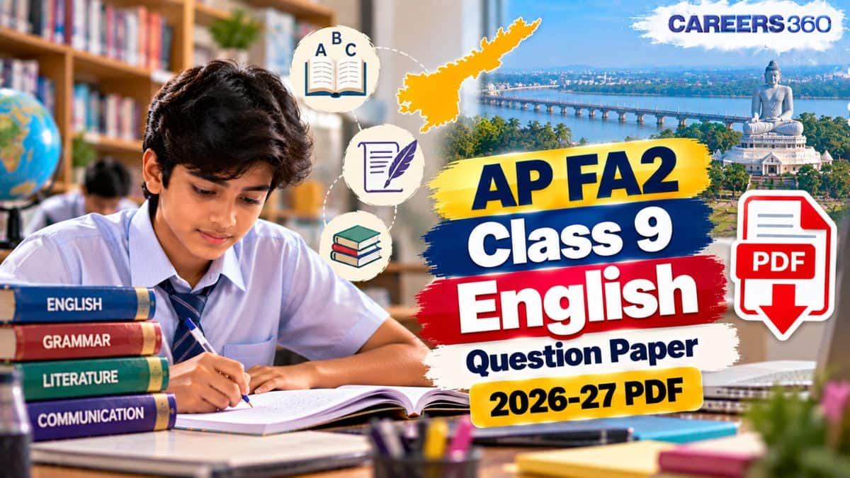 AP FA2 Class 9 English Question Paper 2026-27 PDF & Answer Key