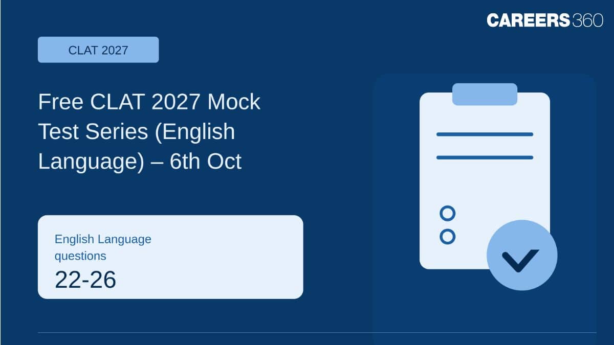 FREE CLAT 2027 Mock Test Series (English Language) – 6th Oct | Daily Free Practice Test
