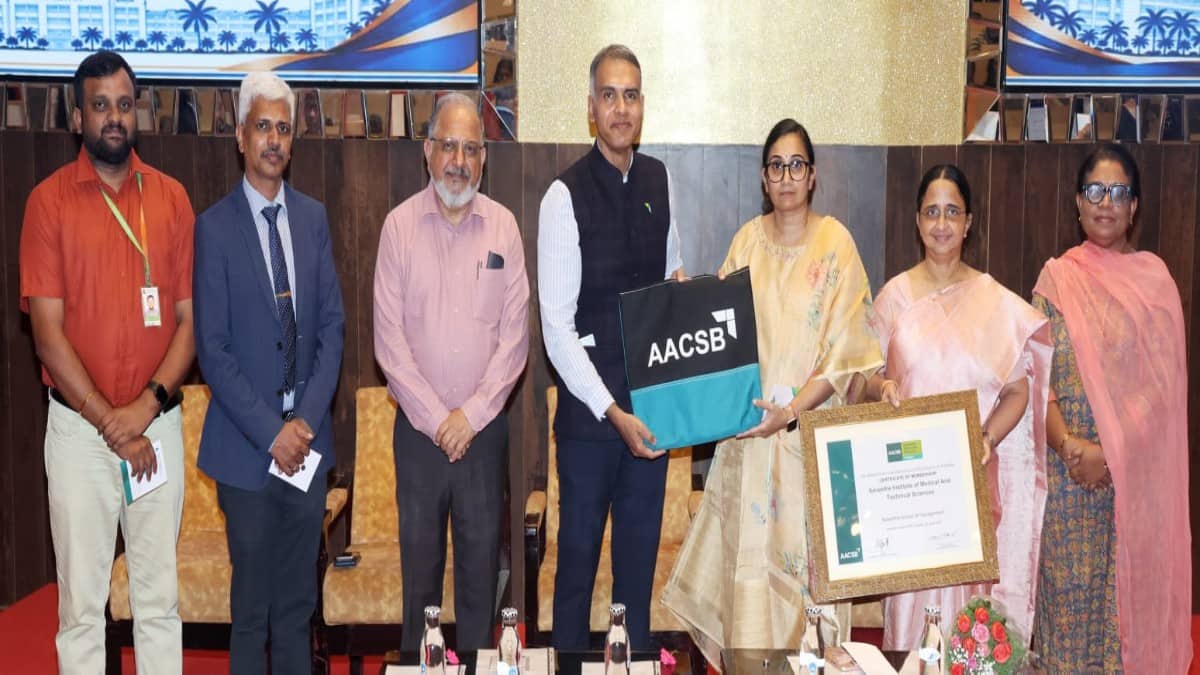 Saveetha School of Management joins AACSB global community (Image: Press release)