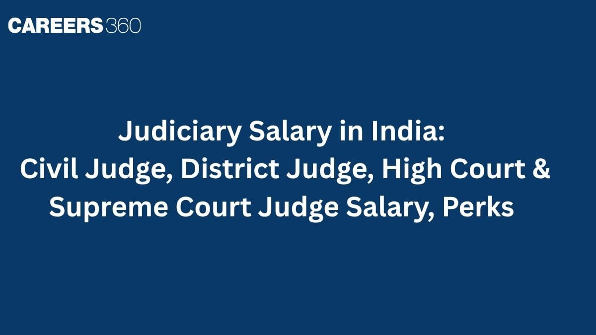 Judiciary Salary in India 2026: Civil Judge, District Judge, High Court & Supreme Court Judge Salary, Perks