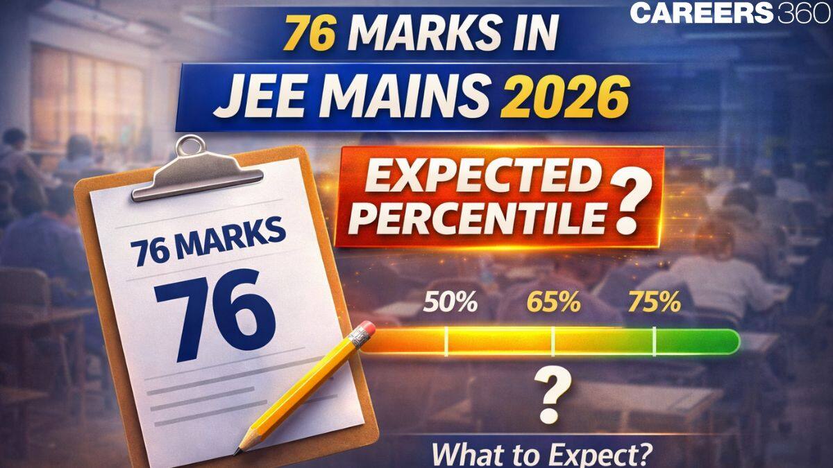 76 Marks in JEE Mains 2026: Expected Percentile, Rank, College Chances
