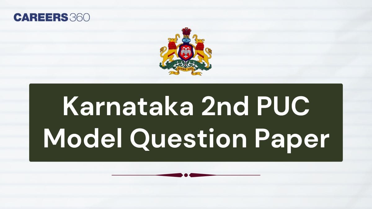 Karnataka 2nd PUC Model Question Paper 2025-26 (All Subjects)